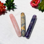 1pc Crystal Stone Body Massage Yoni Healing WandWand