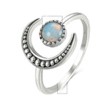 Eclipse Moonstone Adjustable RingRing