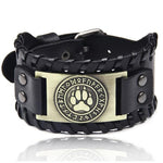 Punk Braided Rope Leather Cuff BraceletBraceletStyle 19