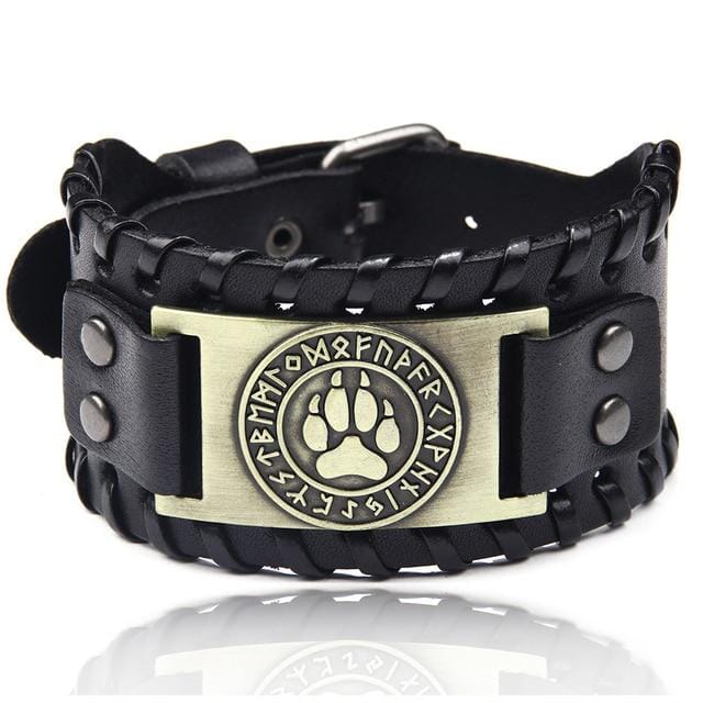 Punk Braided Rope Leather Cuff BraceletBraceletStyle 19