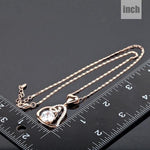 Rose Gold Heart PendantNecklace