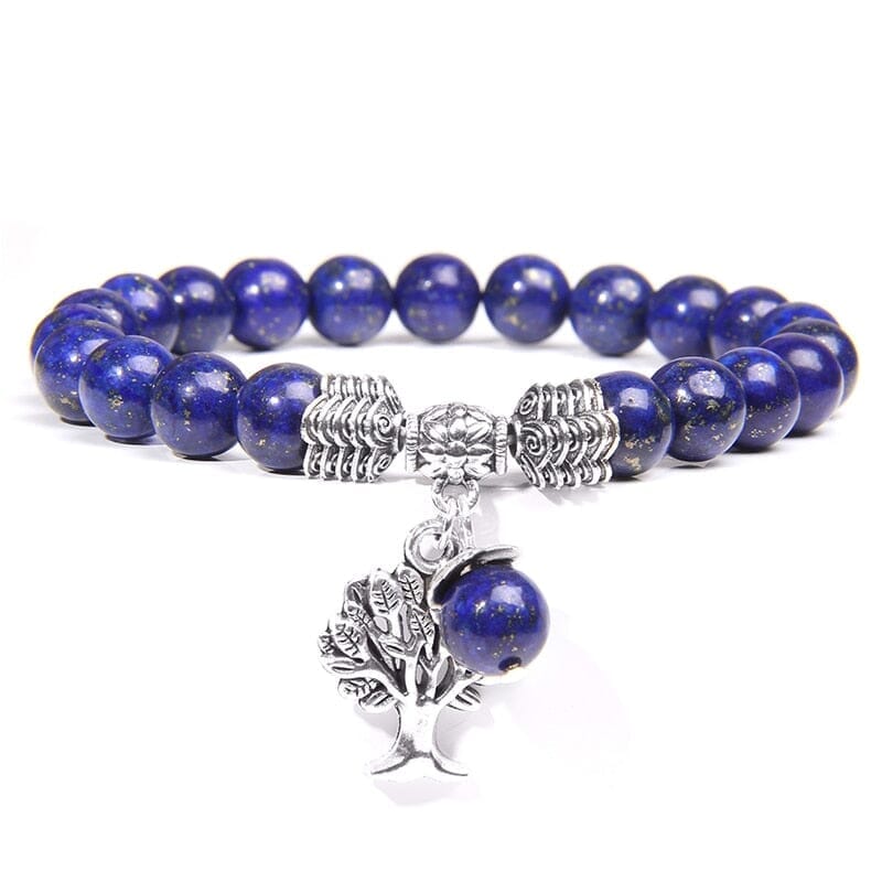 Natural Tiger Eye Stone Tree of Life BraceletsBraceletlapis lazuli17cm