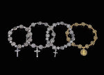 Virgin Mary WWJD Cross Exquisite Rosary BraceletBracelet