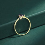 Purple Love Amethyst Heart RingRing
