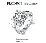 Elegant Amethyst Silver Plated RingRing