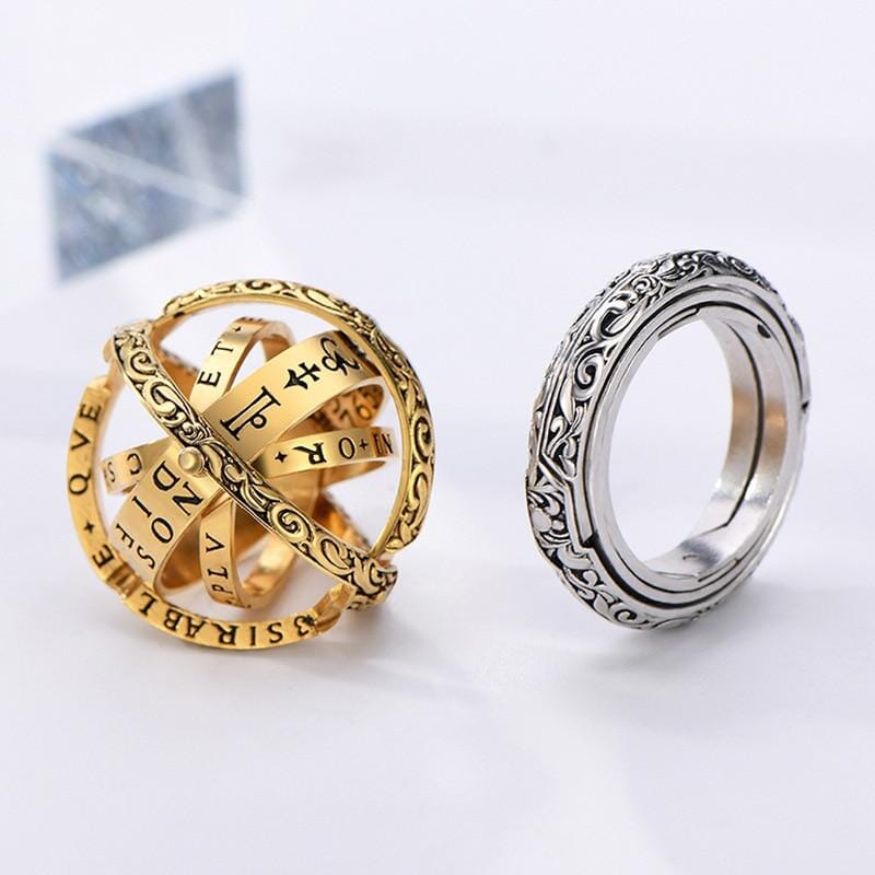 Vintage Astronomical Rotating Finger RingRing