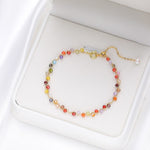 3MM Natural Stone Tourmaline BraceletBraceletZircon16-21cm