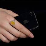 Vintage Citrine Ring - 925 Sterling SilverRing