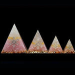 Orgone Rose Quartz Crystal PyramidHome Decor