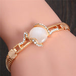 Shiny Austrian Crystal Moonstone Design BraceletBracelet