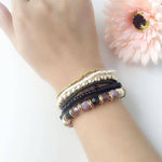 Bohemia Beads Beaded Multi Strand Stretch BraceletBracelet