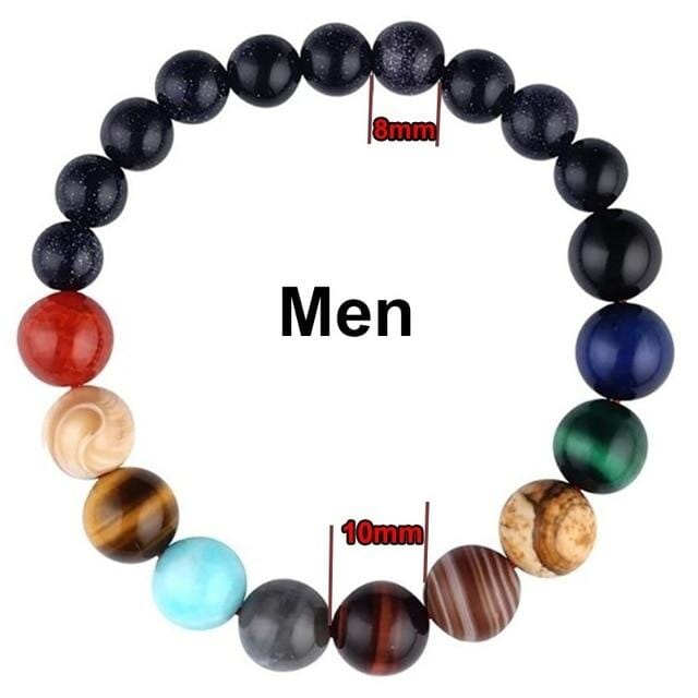 Eight Planets Natural Stone BraceletBracelet