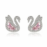 Swan Crystal Stone Stud EarringsEarrings