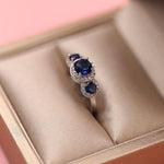 Magnificent Triad Sapphire RingRing