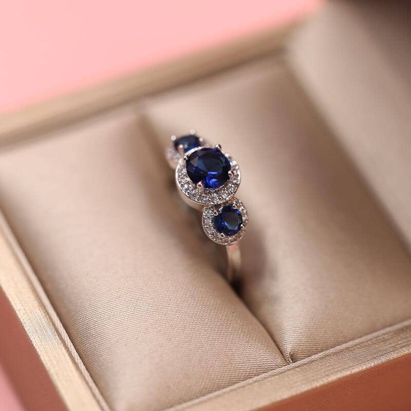 Magnificent Triad Sapphire RingRing