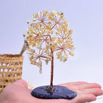 Natural Citrine Tree OrnamentHome Decor
