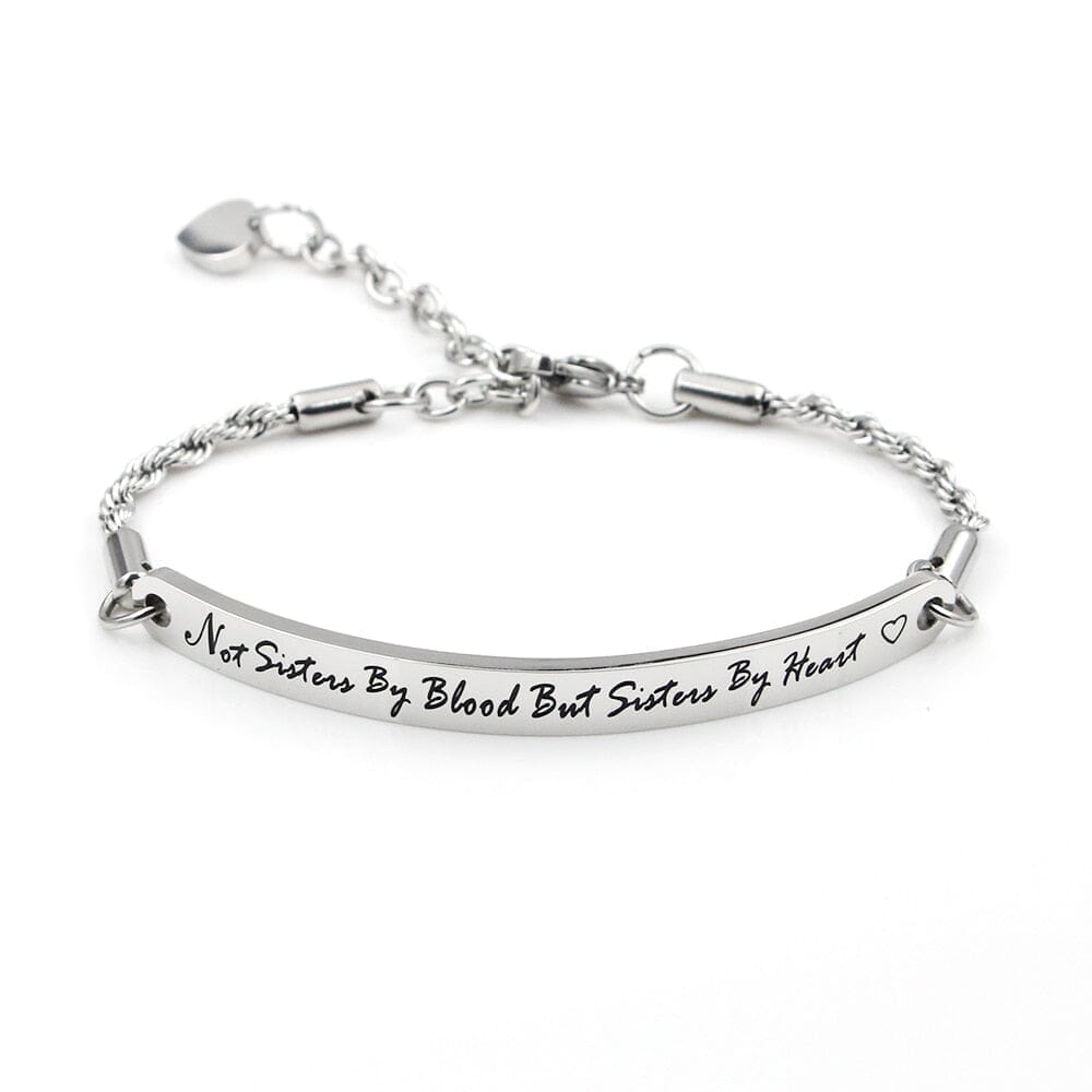 Not Sisters By Blood But Sisters By Heart BraceletBracelet