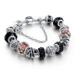 Ribbon Luxury Charm BraceletsBraceletBlack