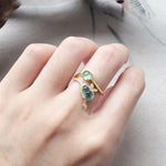 Inspired Design Hetian Jade Adjustable RingRing