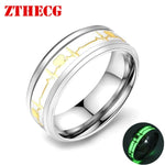Luminous Glow in the Dark RingRing13Gold Love Green