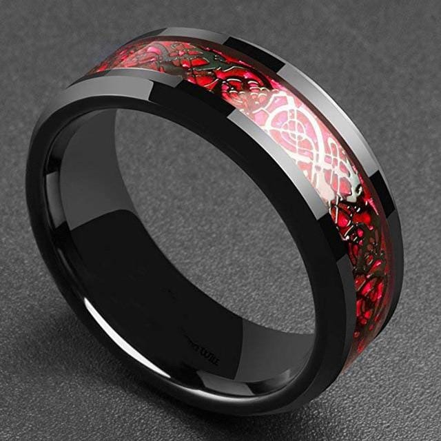 Dragon Men RingRing12Red
