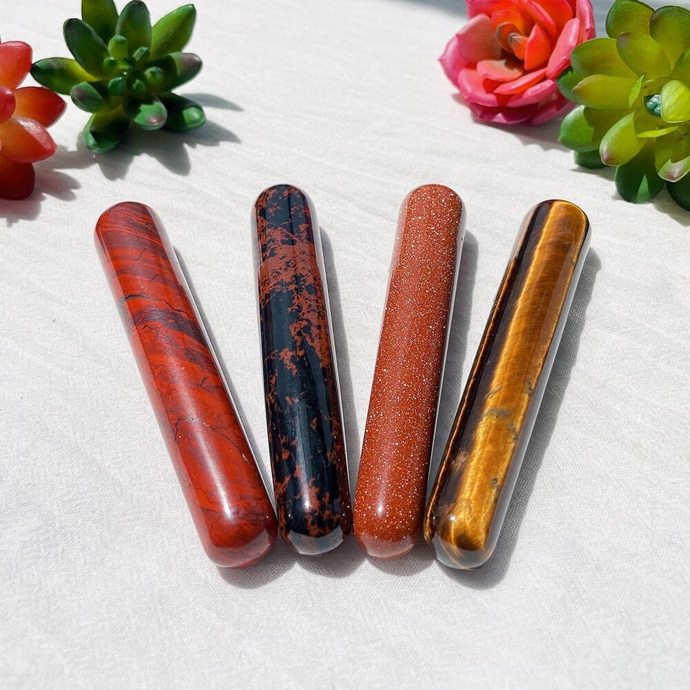 1pc Crystal Stone Body Massage Yoni Healing WandWand