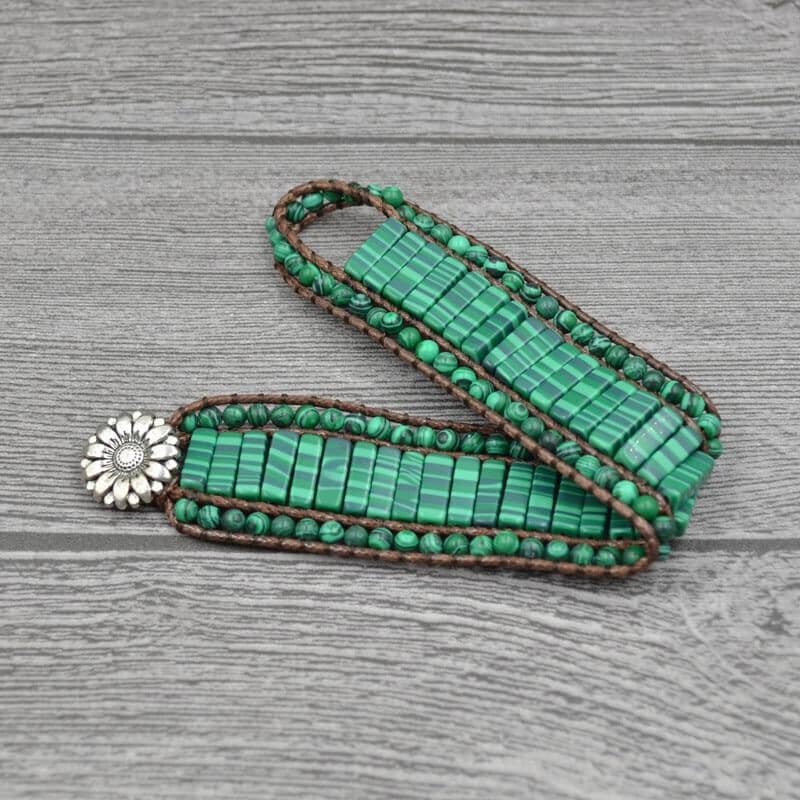 Natural Bohemian Malachite BraceletBracelet
