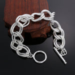 Beautiful Double Twist Chain Bracelet - 925 Sterling SilverBracelet