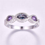 Eternity Rainbow Mystic Lilac RingRing