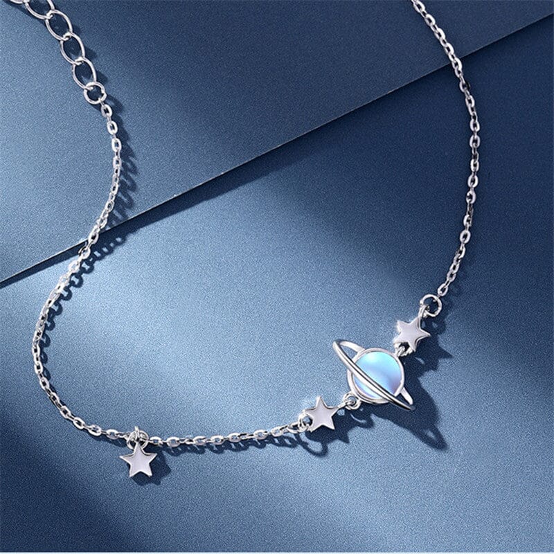 Moonstone Planet Tassel Star BraceletBracelet