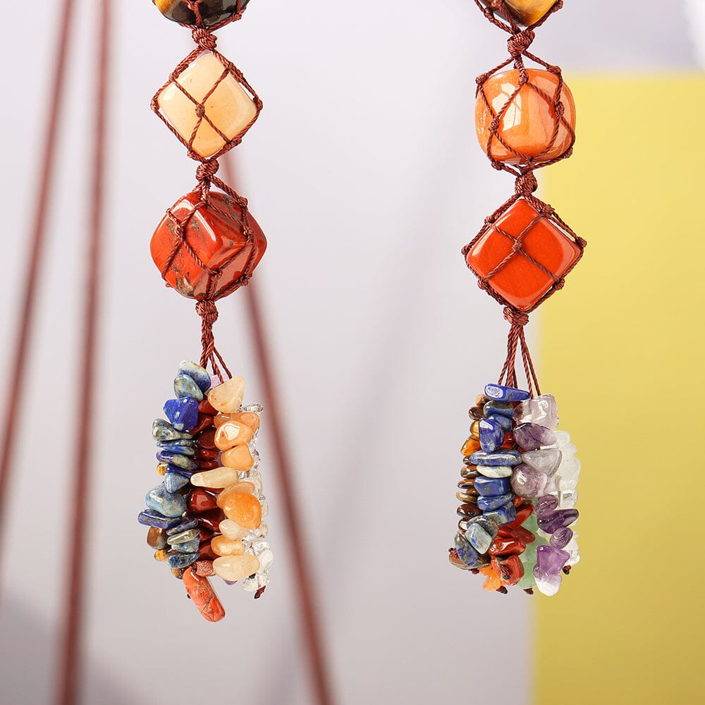 7 Chakra Natural Crystal PendantHealing Crystal