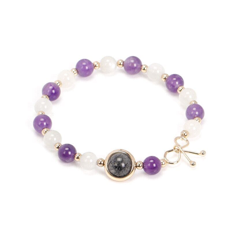 White Moonlight Amethyst BraceletBracelet