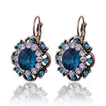 Sapphire Crystal Drop EarringsEarringsBlue