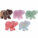 Healing Crystal Guardian Elephant - Pocket GemstoneRaw Stone