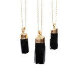 Natural Black Tourmaline NecklaceNecklace