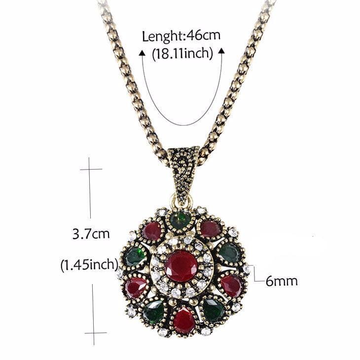 Vintage Rhinestone Bridal Bohemian Jewelry SetJewelry Set