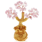 Citrine Bonsai Money Lucky TreeHome DecorPink
