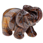 Healing Crystal Guardian Elephant - Pocket GemstoneRaw StoneTiger's Eye