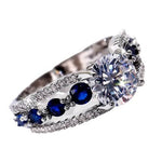 Special Novel Designed CZ Sapphire RingRing