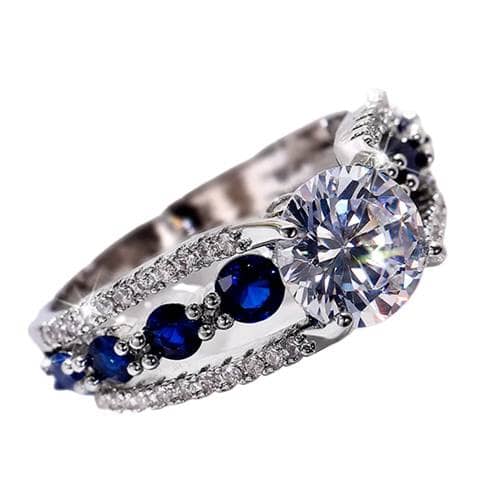 Special Novel Designed CZ Sapphire RingRing
