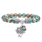 Natural Tiger Eye Stone Tree of Life BraceletsBracelet
