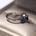 Magnificent Triad Sapphire RingRing