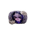 Luscious Amethyst Ring - 925 Sterling SilverRing