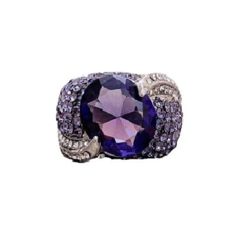 Luscious Amethyst Ring - 925 Sterling SilverRing