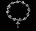 Virgin Mary WWJD Cross Exquisite Rosary BraceletBracelet