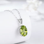Peridot 925 Sterling Silver NecklaceNecklace