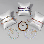 Natural Tiger Eye Stone Irregular Chip BraceletBracelet