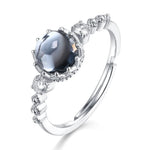 Lovely Genuine Natural Garnet Topaz Peridot Adjustable Ring - 925 Sterling SilverRingResizabletopaz