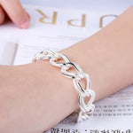 Beautiful Double Twist Chain Bracelet - 925 Sterling SilverBracelet