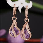 Diamond Pierced Dangle EarringsEarringsViolet
